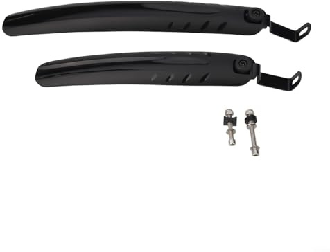 Parafanghi anteriori e posteriori pieghevoli per bici, adatti per ruote da 12, 14 e 16, 20 pollici, con montaggio facile (40,6 – 50,8 cm)