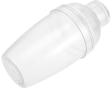 VICASKY Shaker per Cocktail in Plastica con Misurino Integrato e Colino Trasparente Mixer Bar per Cocktail Caffè e Latte Design Ergonomico e Resistente Strumento Versatile e Bar
