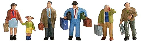 Noch - 15224 - Modélisme Ferroviaire - Voyageurs - 6 Figurines, Beige