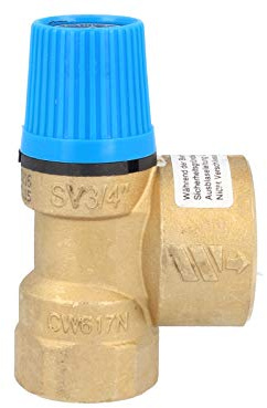 Membran Sicherheitsventil Überdruckventil 3/4 - Wasser 8,0 bar