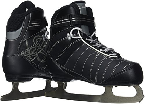 Bauer React Rec Patins à Glace pour Femme Taille Adulte Noir Noir 5