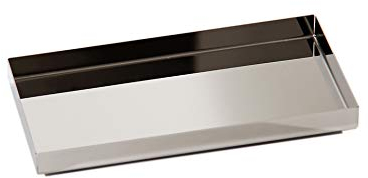 Schönbeck Design Kammschale - Edelstahl + Glas - Made in Germany (Edelstahl poliert)