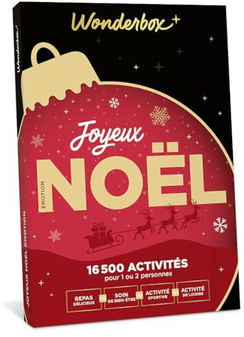 Wonderbox - Joyeux Noël Émotion - Coffret Cadeau - Idée Cadeau Multi Activités