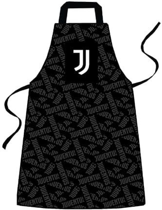 hermet Juventus 52101002131 Grembiule, Cotone, Nero, 25x23x0.5 cm