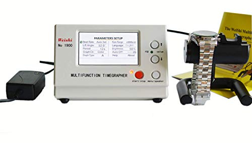 LLF - Cronometro multifunzione con schermo LCD NO.1900, nuovo coassiale Timegrapher MTG Watch Tester Timing Mac