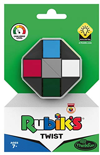 ThinkFun 76401 - Rubik's Twist, der kreative Rätselspaß für Fans des original Rubik's Cubes. Kreiere unzählige Formen. Für alle Fans des Zauberwürfels.