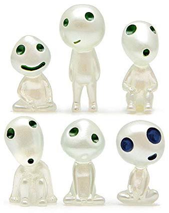 Baum Elfen Puppe,6 Pcs Mini Gartendeko Prinzessin,Prinzessin Mononoke Leuchtende Baum Elfen Puppe,Aus Kunstharz,MajestäTisch und Bezaubernd, FüR Home Garden Indoor Outdoor Ornament(6)