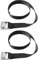 Connex DY270678 - Cinghia di ancoraggio per carichi pesanti, 2 pezzi, 500 x 18 mm, portata massima di 100 kg, con chiusura a morsetto, cinghia di fissaggio del carico, cinghia a cricchetto