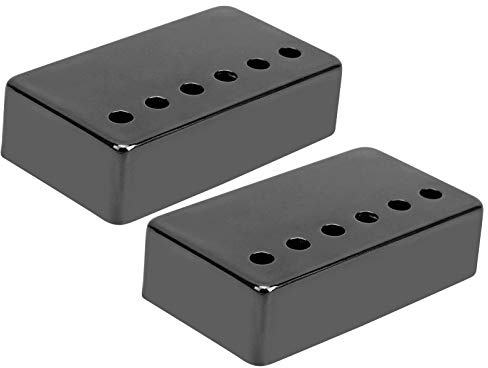 CHICIRIS 2-teilige E-Gitarren-Tonabnehmerschale, Nickel-Tonabnehmer-Schale LP Humbucker-Gitarren-Tonabnehmerabdeckung 50 mm und 52 mm Zubehör für Musikinstrumente