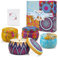 Coffret Cadeau Bougies Parfumées, 4*5,65 Oz , Cire De Soja Bougie, 120 Heures Brûlantes pour L'aromathérapie Mariage Yoga Bath Cadeau anniversaire femme