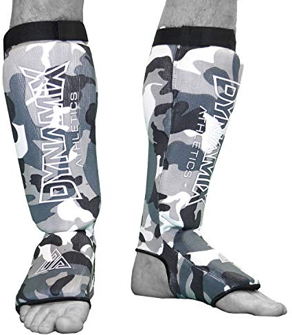 Dynamix Athletics Schienbeinschoner Nitro - Leichte Muay Thai MMA Kickboxen Stand Up Schienbeinschützer für Kampfsport und Sparring