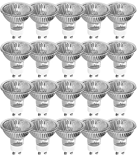 NCC-Licht 20 x Tesco Halogen Reflektor 50W GU10 220-240V warmweiß 2700K dimmbar 2000h 35°