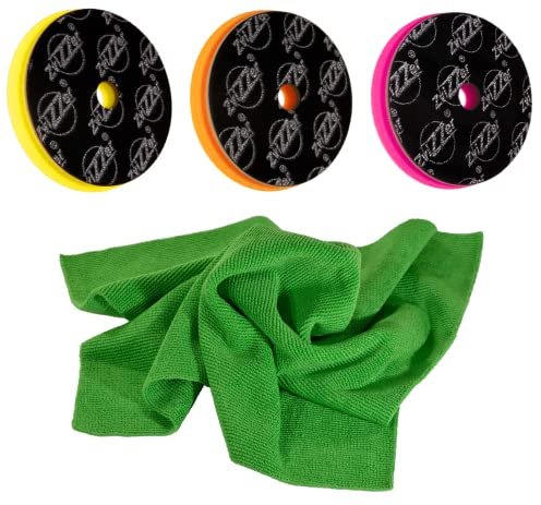 ADVANTUSE Zvizzer Sets - (3X 125mm Pad) Allrounder Pads für Rotation und Exzenter-Poliermaschine