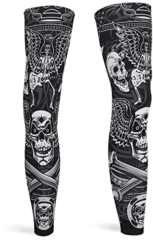 DETUCK Unisex Fahrrad-Beinlinge, Sommer Leg Warmer Sport Kompression Sonnenschutz UV-Schutz Leg Sleeves