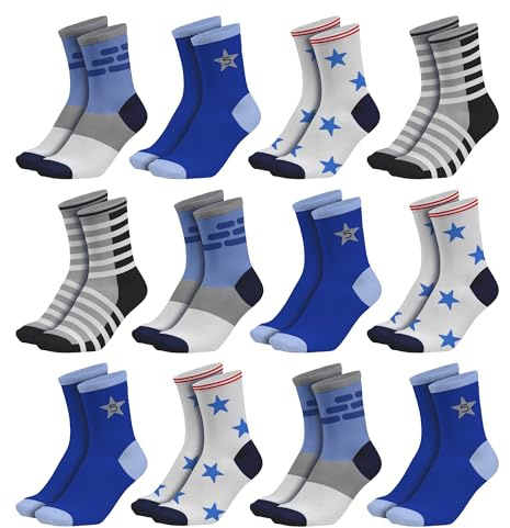 POPYS 12 Paia calze bambina - calze bambino - calzini bambino - calzini bambina - calzini corti bambina
