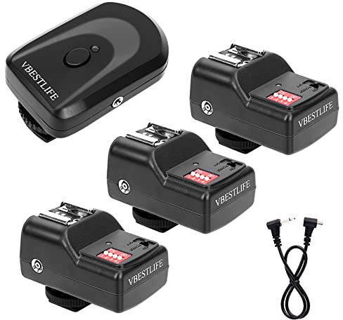 433 MHz 16 Kanal Wireless Flash Trigger Set mit 1 Sender 3 Empfänger 1 Sync Wire Kabel für Altura Foto Wireless Flash Trigger