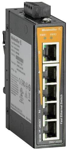 Commutateur Ethernet Industriel Weidmüller IE-SW-EL05-5TX 5 Ports 100 MBit/s
