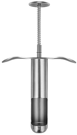 JOCCOS Edelstahl-Küchen-Entkerner for rote Datteln, Jujube-Entkerner, Handspritze, Typ Kirsche, Oliven, Fruchtkernentferner, Entkerner, Samen-Ausstoßwerkzeug
