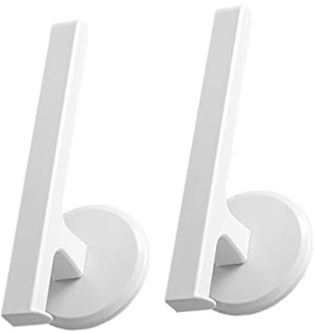 DOITOOL 2pezzi Portasciugamani Da Parete Bianco Foratura Barra Portasciugamani Per Bagno Appendiabiti Portasciugamano Parete