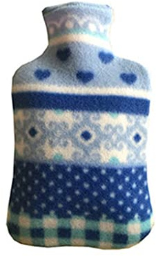 Plüsch-Fleece-Wärmflaschenbezug – große Größe (2000 ml) – abnehmbares und farbenfrohes Design