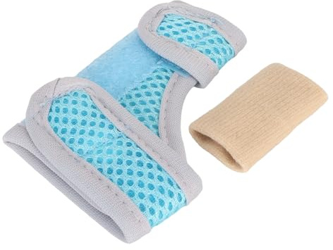 Linke Daumenschiene für Kinder, Daumen-Handgelenk-Stabilisator, Daumenbandage-Korrektor, Gelenkkorrekturschutz-Stützbandage mit Fingerhülse (XS)