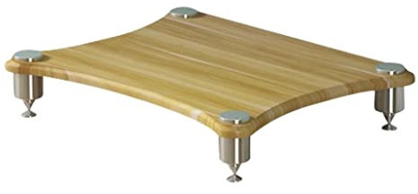 HiFi-Audioschrank TV-/HiFi-/AV-Rack, MDF-Ständer Multifunktionaler Heimschrank Unterhaltungs-Medieneinheit (Color : Brown-B, S : 60 * 48 * 10cm(1Tier))