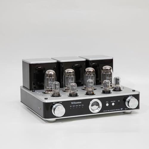 Willsenton R8 KT88 x4 Tube Amplifier Integrated AMP Power Amplifier Headphone Replaceable (Silver)