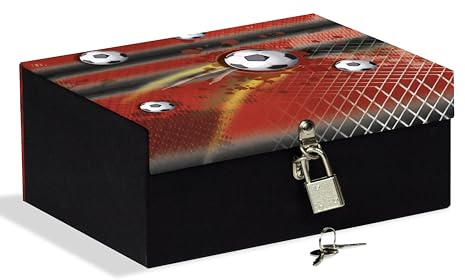 Låsbox 18,5 x 14 x 7,5 cm perfekt för hemligheter, smycken och figurer