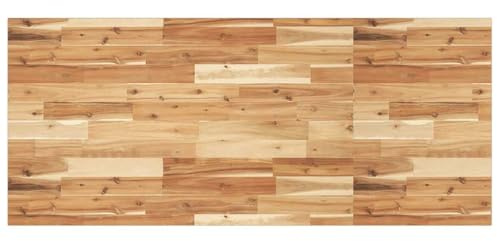 vidaXL Tischplatte Rechteckig 140x60x2 cm Massivholz Akazie
