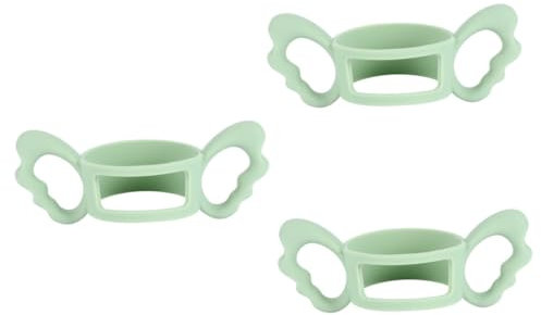 TOYANDONA 3stücke Silikon Milchflaschen Griff Für Rutschfester Für Fütterungsflaschen Geeignet Für Flaschen Mit Breitem Mund