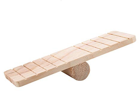 Zisemeil Juguete para Hámster, Balancín de Madera para Mascotas Pequeñas, Puente de Juguete, Hámster, Ratón, Jerbo, Chinchilla