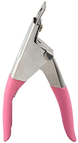 Huudngeje Coupe-Ongles pour Ongles et Faux Ongles en Acrylique Facile à Utiliser Rose.