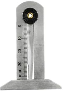 Spessimetro a lamelle Calibro di profondità del battistrada del pneumatico automobile in acciaio inossidabile, righello, strumento di misurazione del calibro, moto, camion per candele, valvole, piston