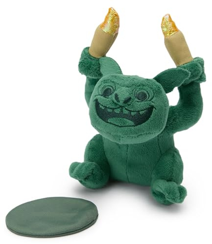 Disney Store Official Peluche Gargouille aimantée, The Haunted Mansion, 19 cm/7, Peluche Lumineuse avec Plaque magnétique, Accessoire de déguisement pour Halloween