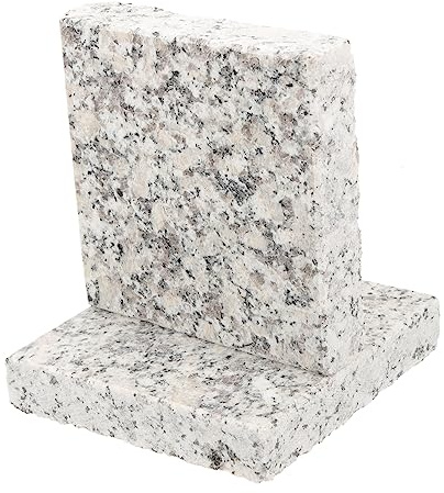 Kisangel 2pcs Marble Cooling Pad for Pets 9x9cm Summer Cooling Cushion for Hamsters Rabbits Guinea Pigs Chinchillas – Natural Stone Pet Board for Small Animals