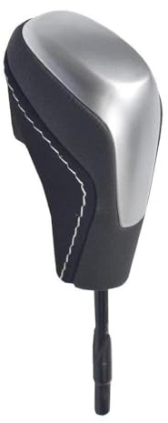 Pomo De Palanca De Cambios Automática De Fibra De Carbono Para BMW E39 E46 E53 E60 E61 E63 E64 E83 E81 E82 E87 E90 E91 E92 E93 Palanca Cambios(Black Silver,153mm)