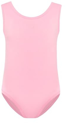 Mjjsk Maillot de bain 1 pièce pour fille - Pour l'été, les vacances, la plage, les sports - Maillot de bain pour enfants - Tenue de piscine légère, rose, 9-10 ans