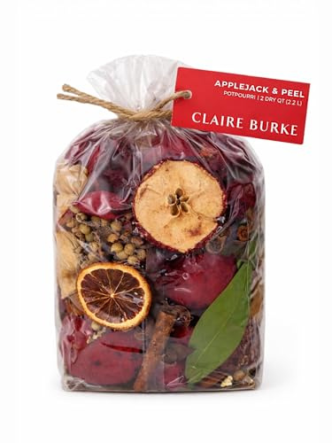 Claire Burke Apple Jack and Peel Potpourri Bag, Decorative Fall Fragrance for Home, 64 oz