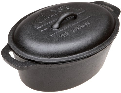 Old Mountain 4-Qt. Pre-Seasoned Casserole with Dome Lid