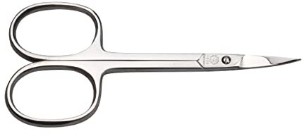 Sonnenschein by Hans Kniebes – gebogene Hautschere – extra präzise, robuste Nagelhautschere – rostfreier Edelstahl – glanzpoliert