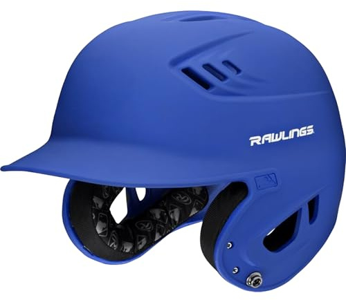 Rawlings | R16 VELO Baseball Batting Helmet | Senior (6 7/8 - 7 5/8) | Matte Royal