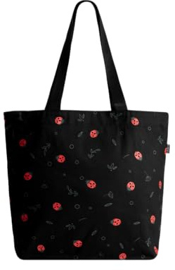 Eco Right Canvas Tasche Damen, Shopper Damen Groß, Strandtasche Mit Reißverschluss, Einkaufstasche