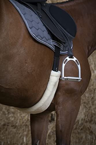 Bauchgurtschoner Teddy EquiTheme Ecru 80cm