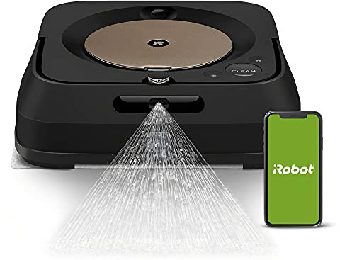 iRobot Braava Jet m6 (6012) Ultimate Robot Mop- Conexión Wi-Fi, spray de chorro de precisión, mapeo inteligente, funciona con Alexa, ideal para múltiples habitaciones, recarga y currículum, color