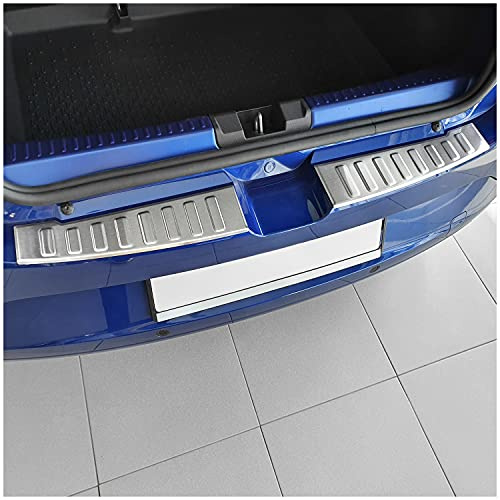 tuning-art Ladekantenschutz passend für Dacia Sandero 3 2021- | V2A Edelstahl Passgenau Abkantung Rostfrei Spezialklebeband Reinigungstuch Montageanleitung