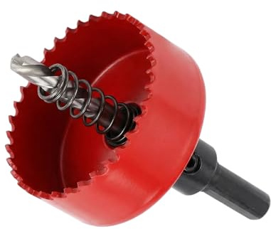 VASANA 110mm Bi-Metal Hole Saw, High Speed Steel, Deep Cut, Durable, Heat-treatment, Metal Cutter for Iron, Aluminum, Plastic, Gypsum Board