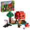 LEGO Minecraft The Mushroom House Set, Building Toy for Kids Age 8 plus, Gift Idea with Alex, Mooshroom & Spider Jockey Figures 21179