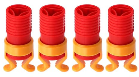 TEHAUX Tools Screw Holder Clamp Fixing Set, Screw Gripper Holding Tool for Woodworking, Bit Universal Fixing Sleeve, Hand Screw Clamps, 4pcs Abs Hand Tools