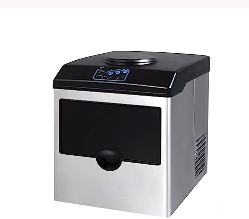 CLoxks Macchina del Ghiaccio Ice Maker Commercial Small 25KG Domestico Multifunzionale Secchio Acqua Completamente Automatico Ice Maker