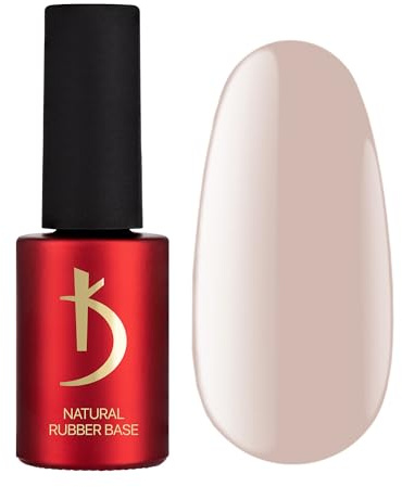 K Professional - Natural Rubber Base Gel - Ivory - Base Coat UV LED -7ml- Unterlack - Nagellack - Nackt Farben - Gel Nägel Lang Anhaltende - UV Nagellack